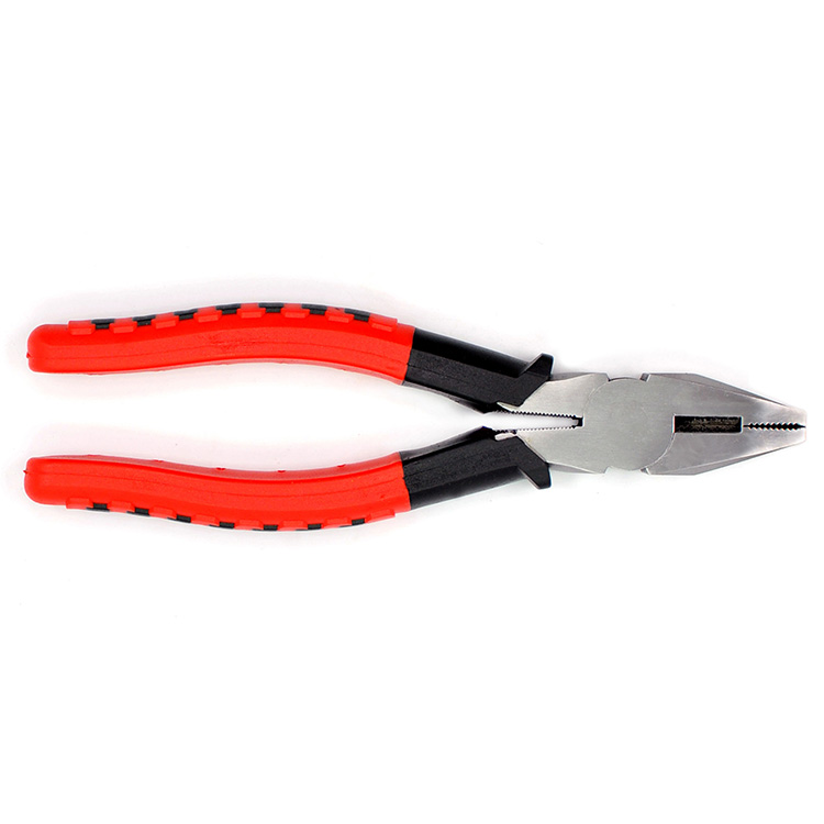 010Hardware:Factory sale home use pvc handle linesman pliers combination pliers 