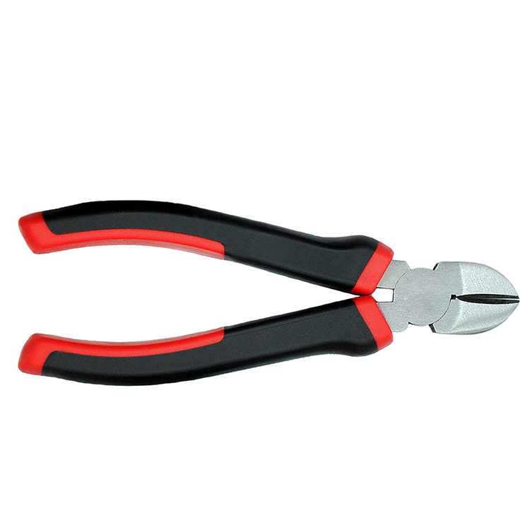 013Hardware: 8 inch fine polishing factory price big head diagonal cutting plier 