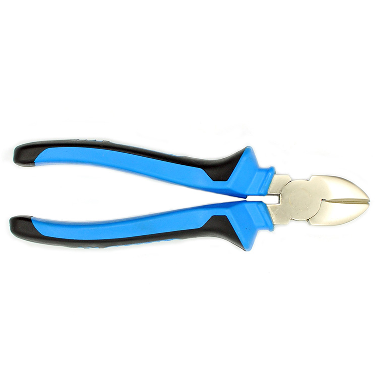 015Hardware:  Custom laser logo 6 8 Inch nickel plated diagonal cutting pliers 