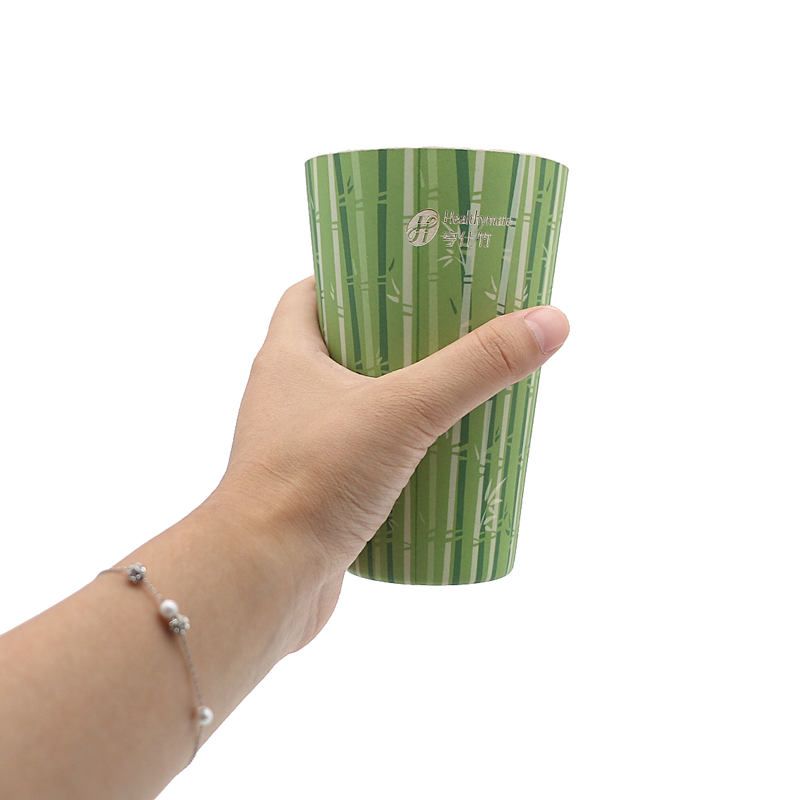 Free sample promotion eco bamboo fiber kid mugs non toxic