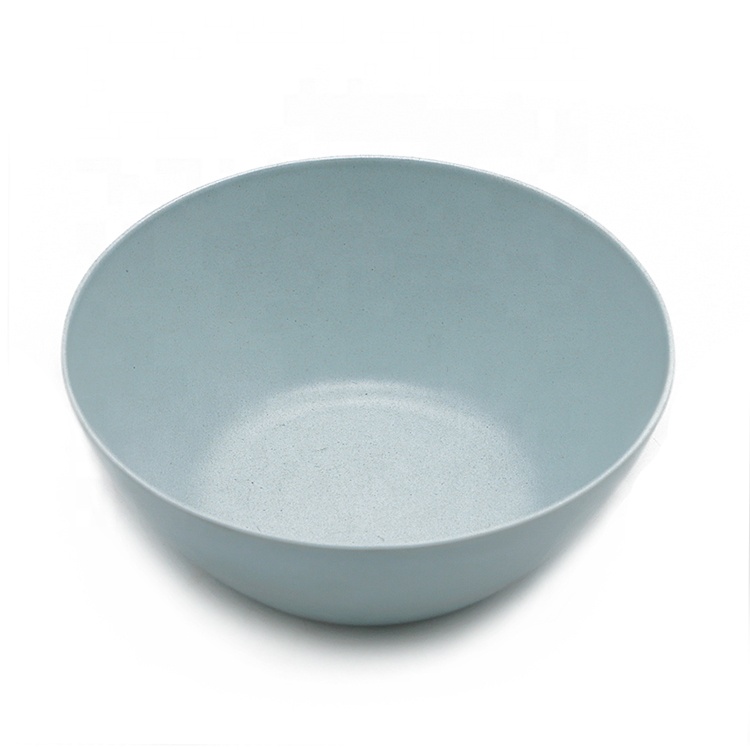 037Banboo:Reusable Round Natural Eco Friendly Dinnerware Bamboo Rice Soup Salad Bowl