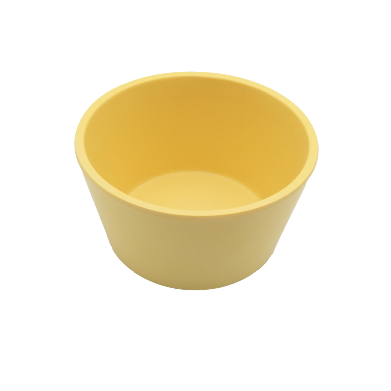 Biodegradable matte reusable cheap bamboo fiber soup bowl eco unbreakable restaurant food bowl set
